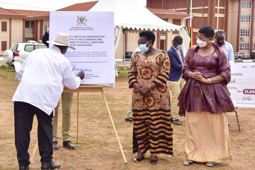 Museveni launches payment of war claimants in Northern, Eastern Uganda