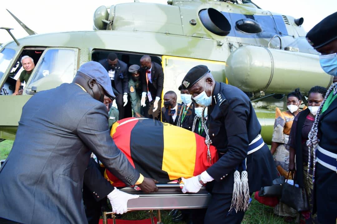 Oulanyah’s body arrives in Omoro, starts lap to final resting place
