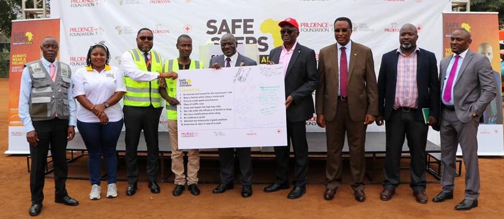 Gen Katumba cautions boda boda riders on road safety