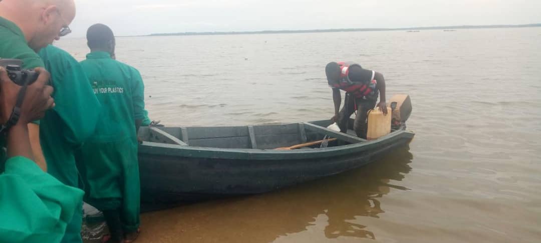 First plastic boat excites fishermen at Masaka landing site