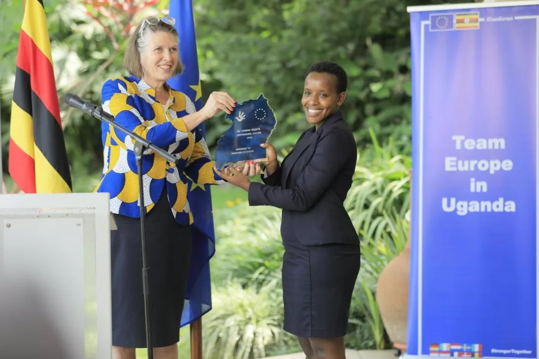 Freelance journalist Agatha Atuhaire scoops 2023 EU Rights Defenders Accolade