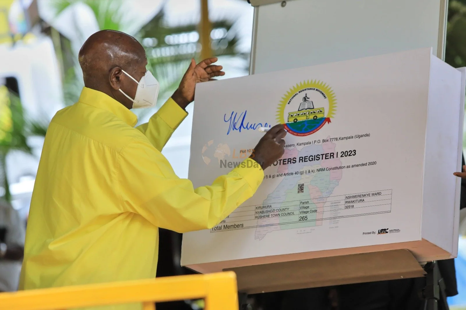 NRM postpones Membership Registration in Dokolo District: