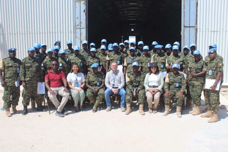 UPDF Troops Under United Nations Guard Unit Complete Security and Induction Training in Somalia