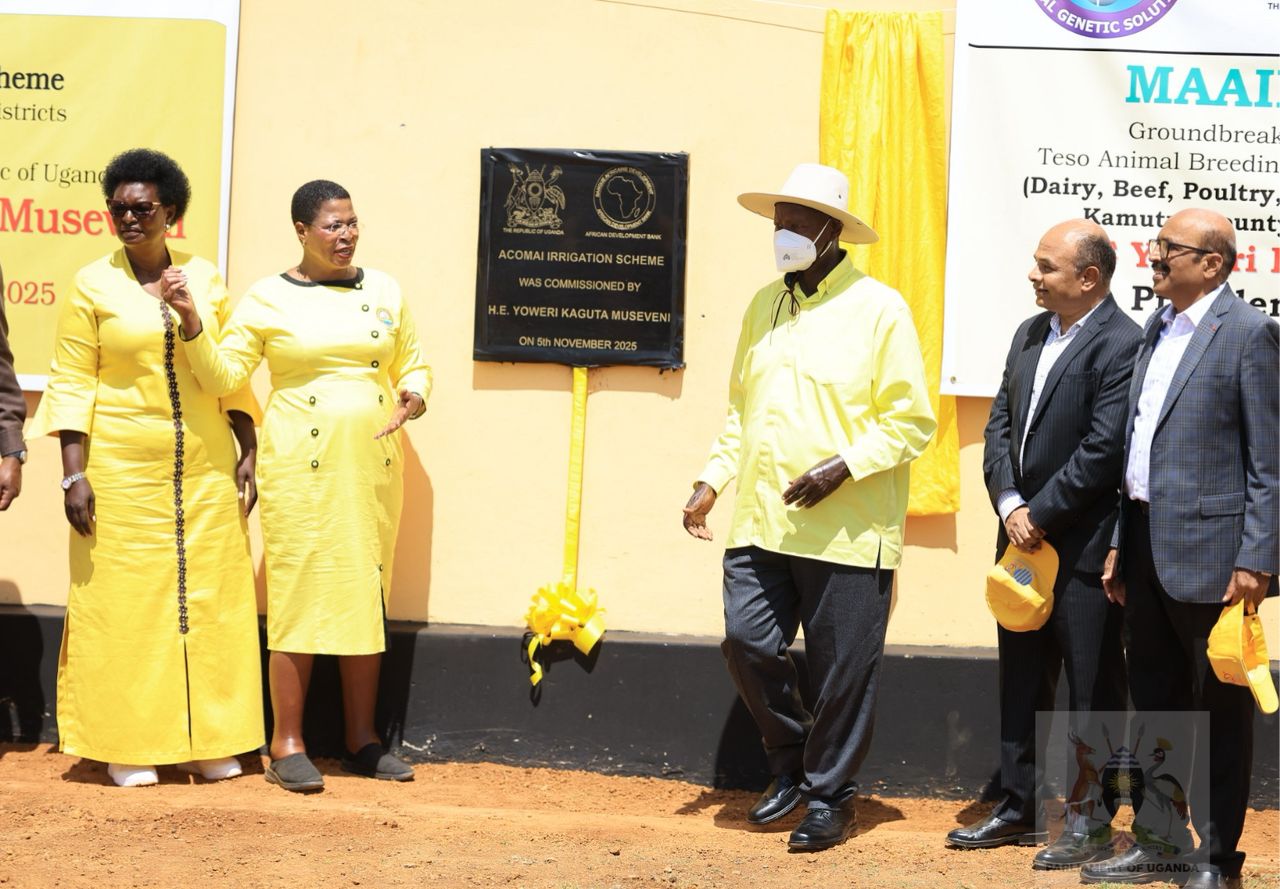 President Museveni commissions Agricultural Value Chain Development Program in Teso.