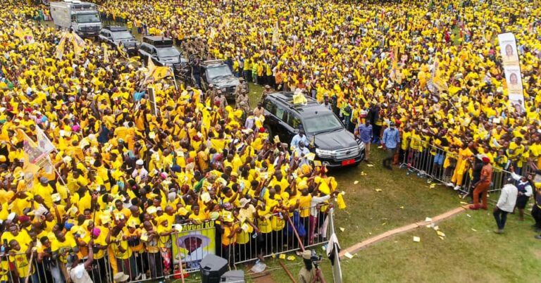 ‎Museveni Vows to Bring Intimidators to Book, Assures NRM Supporters of Peaceful Election Period