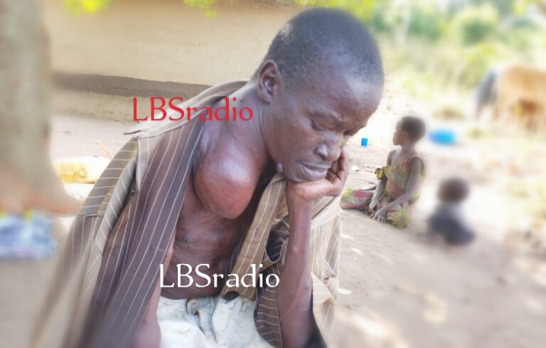 Dokolo Man with a Mysterious Neck Condition Cries for Financial Aid.