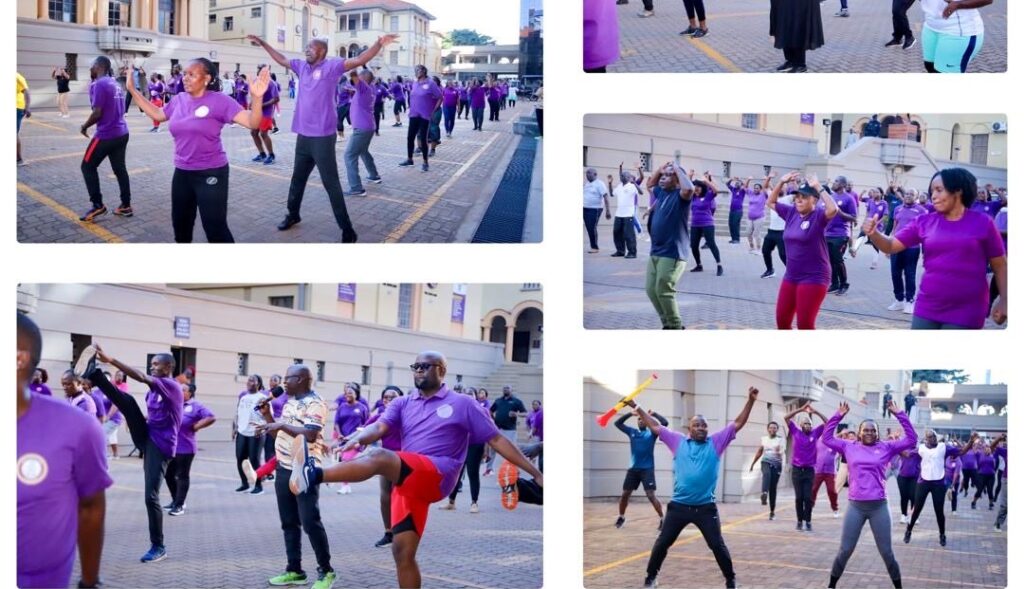 Judiciary Staff Get Fit and Funky with Aerobics and Zumba Night