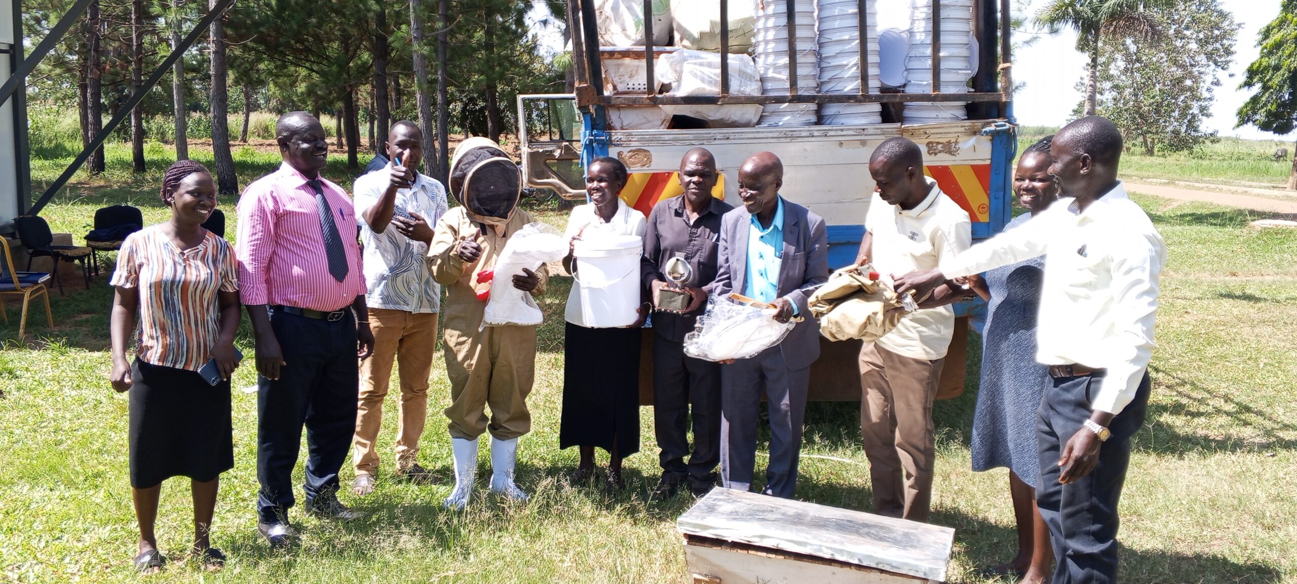 Amolatar Farmers Group Receives Shs 32.5 Million Worth of Beehives.