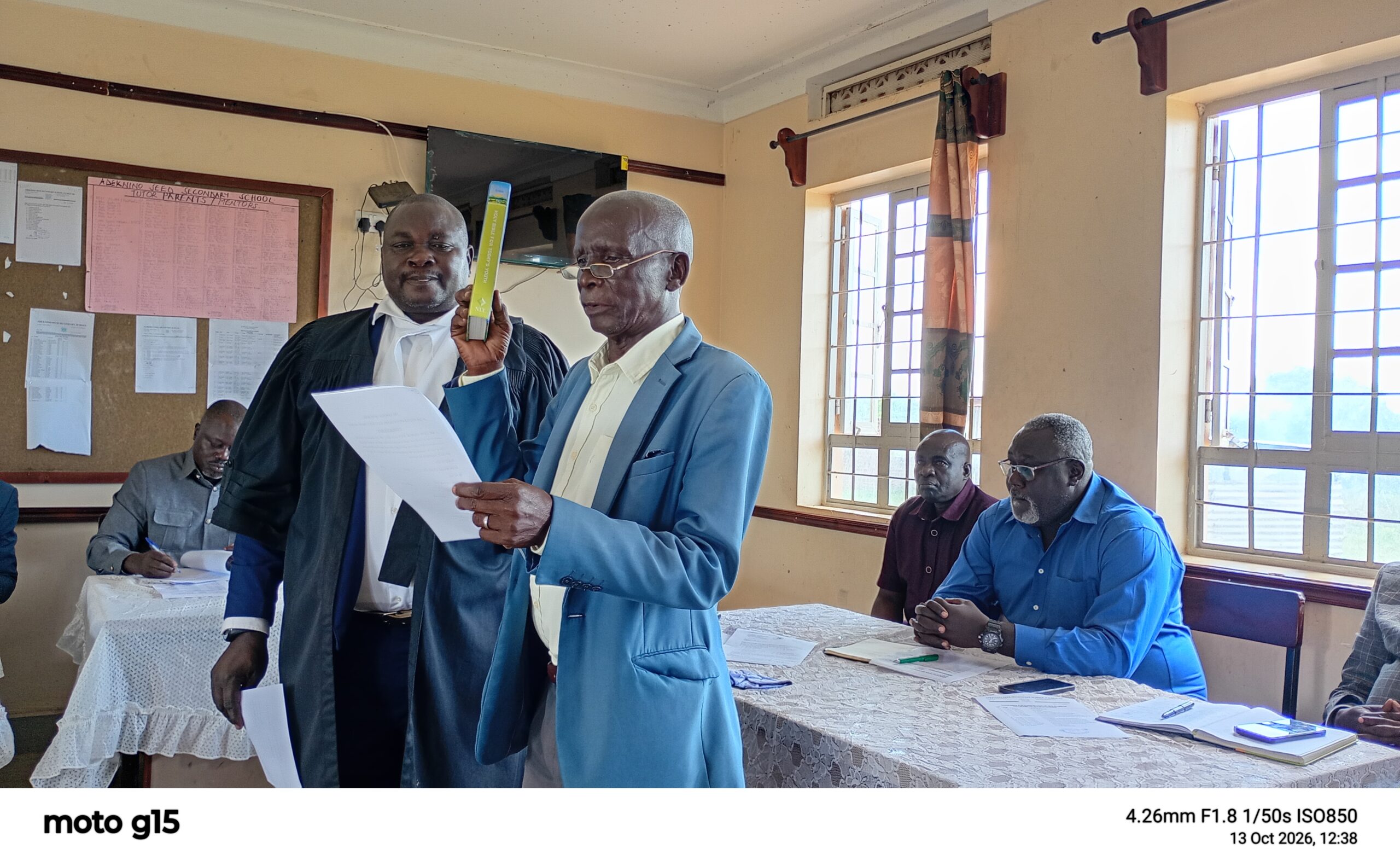 Adeknino Seed SS Swears In First Board of Governors, Gilbert Opio Named Chairperson